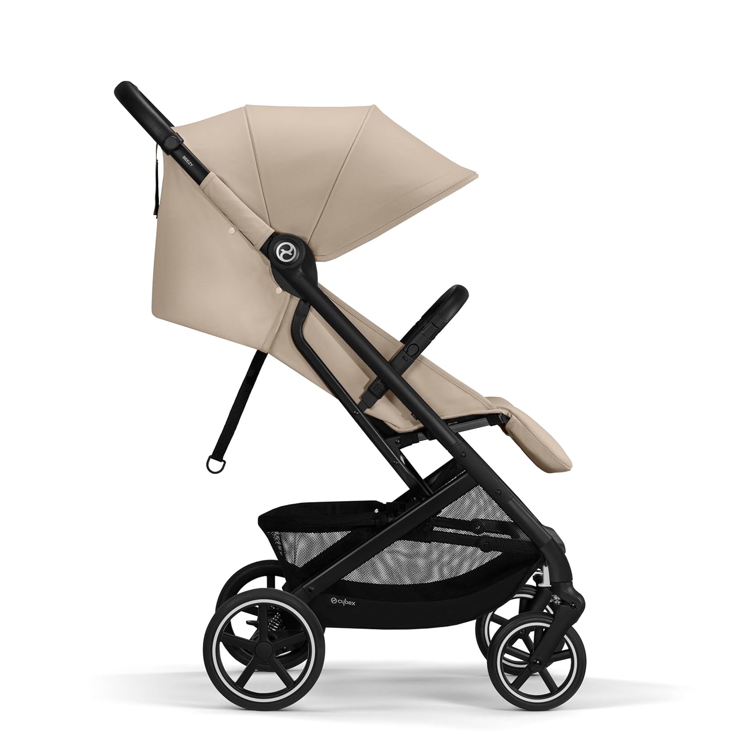 Detalle de Cybex Gold Beezy Kinderwagen – kompakt, ergonomisch und kompatibel ab Geburt (Almond Beige, 8,5 kg)