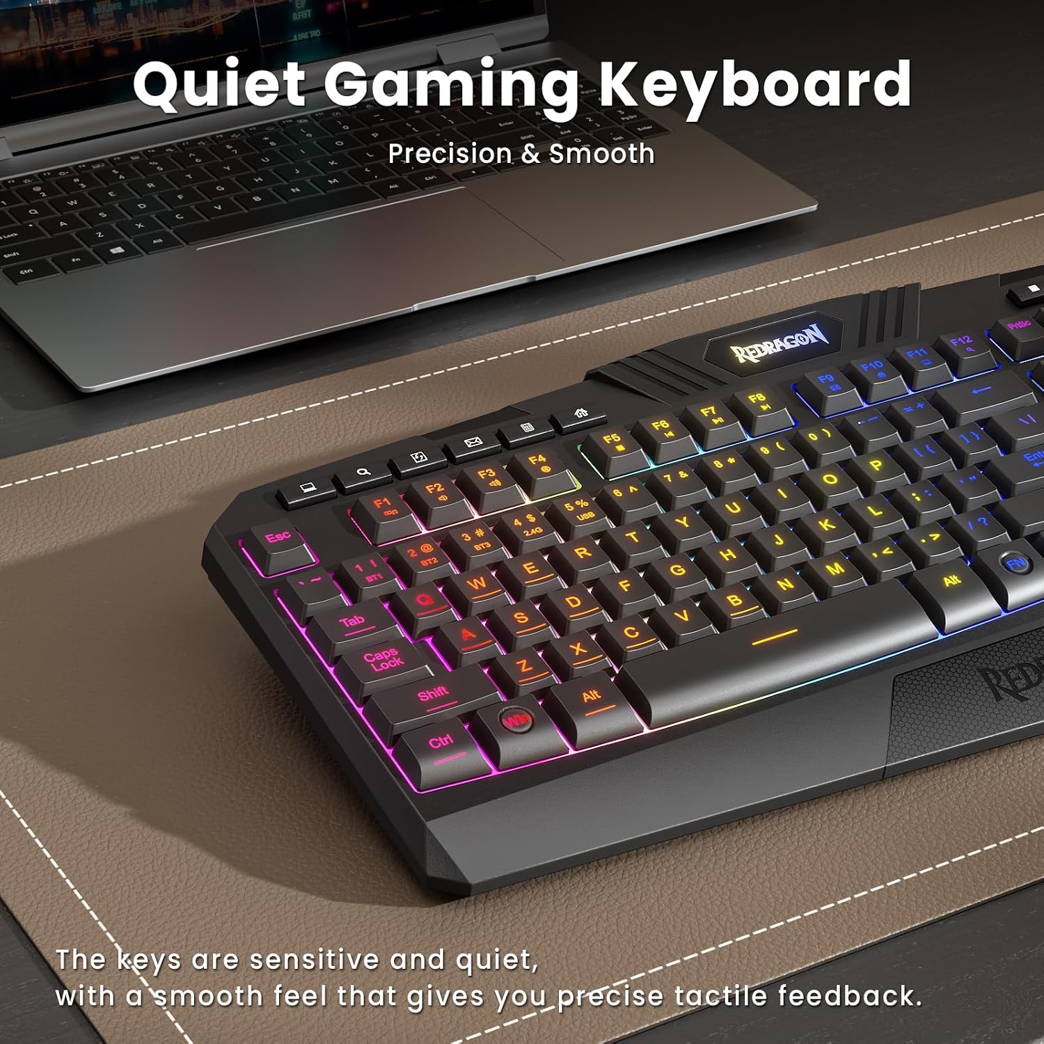 Thumbnail 6 de Redragon S101M-KS wireless keyboard 4800 DPI ⌨