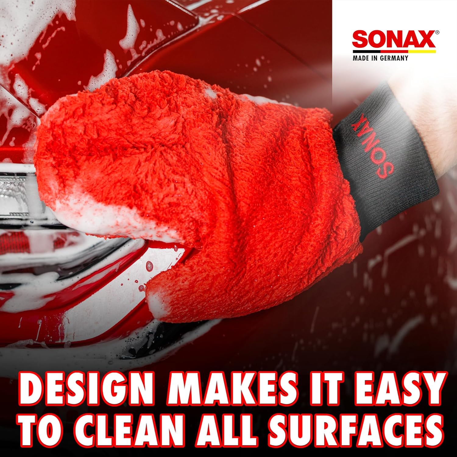 Thumbnail 5 de SONAX Guanto in microfibra per lavaggio auto – Art. 04282000