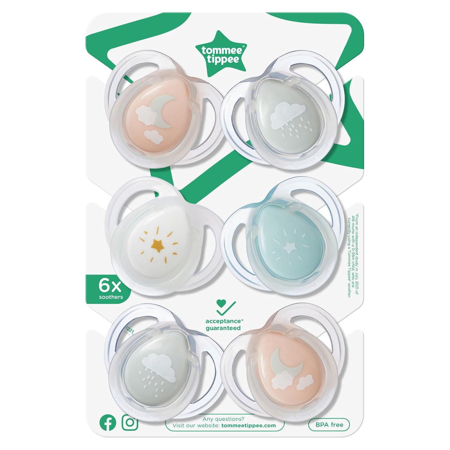 Thumbnail 6 de Tommee Tippee Pacifier 0–6 Months