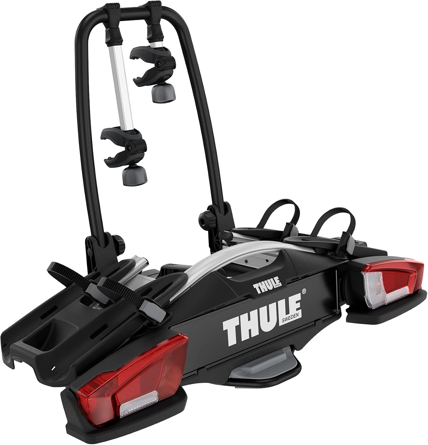 Detalle de Thule VeloCompact Fahrradträger 2 Fahrräder Black Aluminum