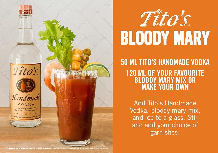 Thumbnail 4 de Tito’s Handmade Vodka Artesanal 🍸 Sin Gluten 700ml