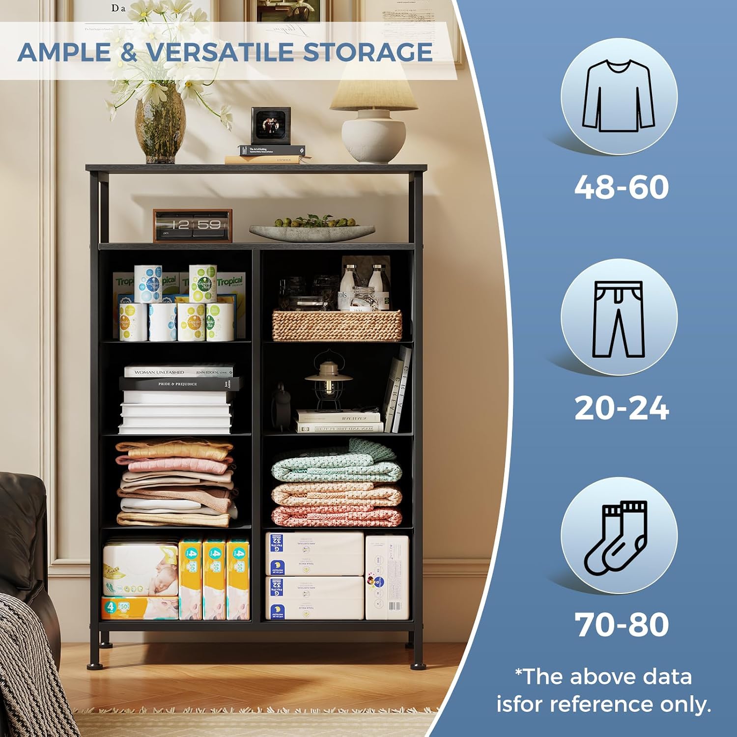 Detalle de DUMOS Dresser, 8-Drawer