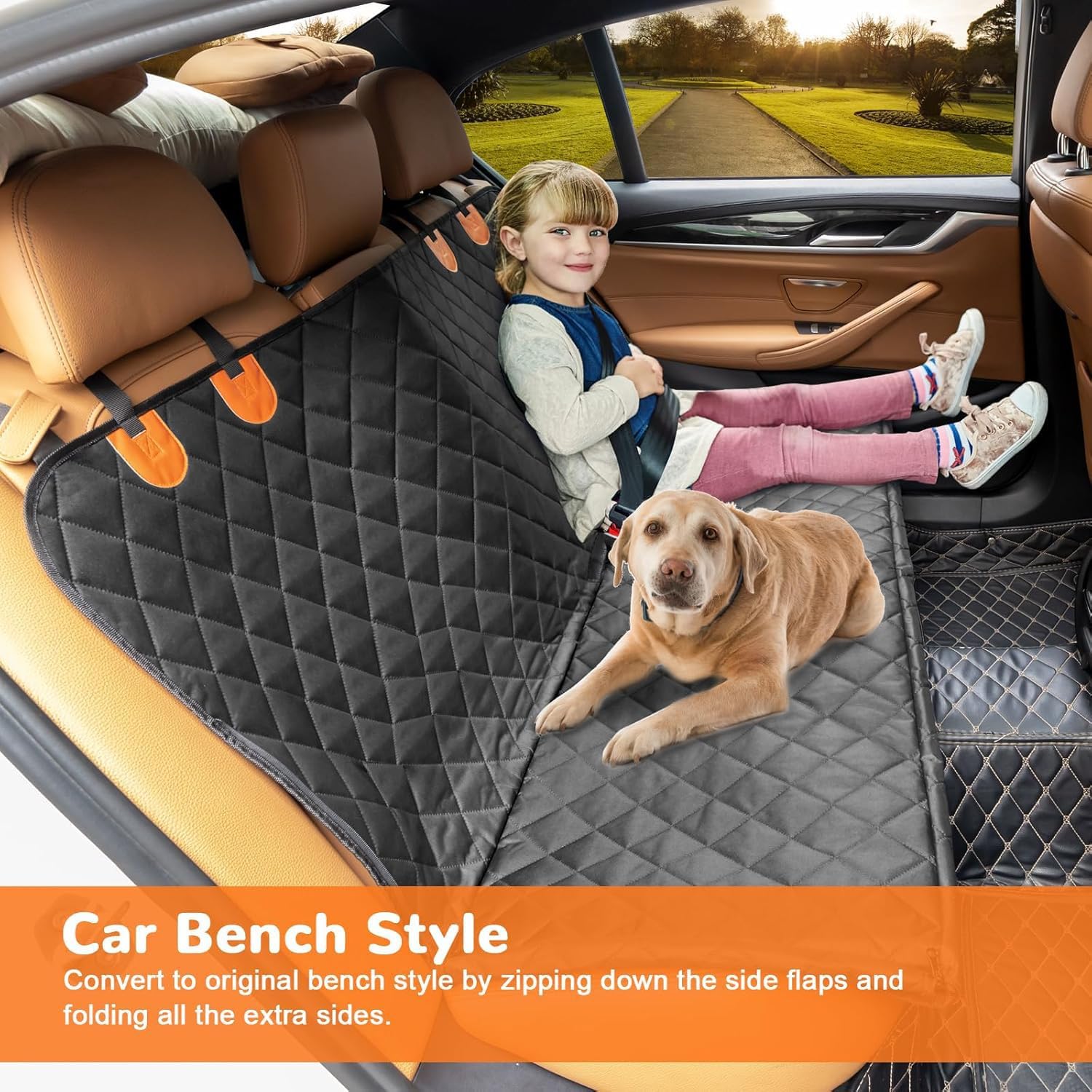 Detalle 2 de URPOWER Dog Car Seat Cover 54in
