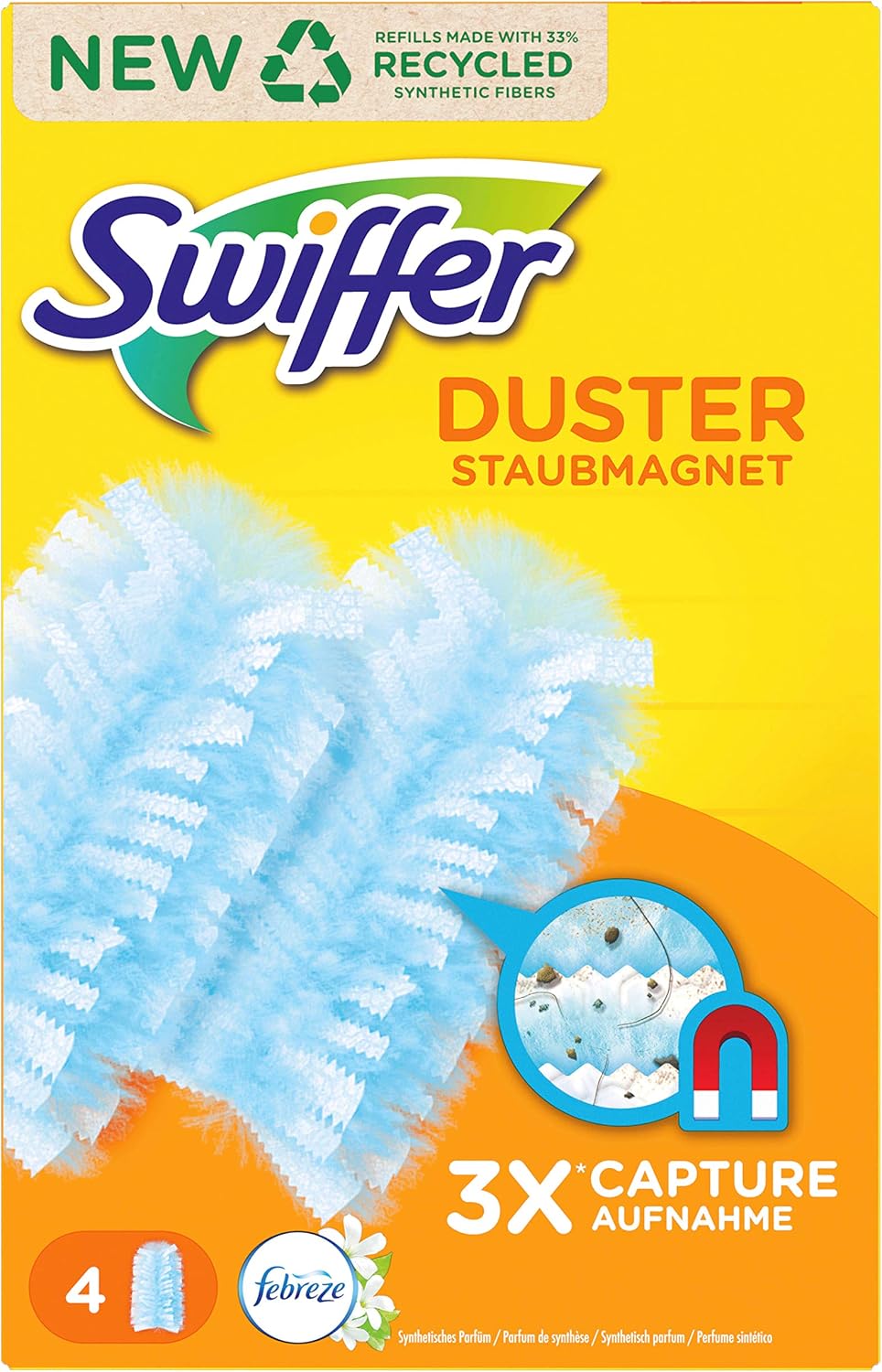 Thumbnail 6 de Swiffer Duster Plumeau Recharges (25 unités) pour capturer la poussière, poils et allergènes