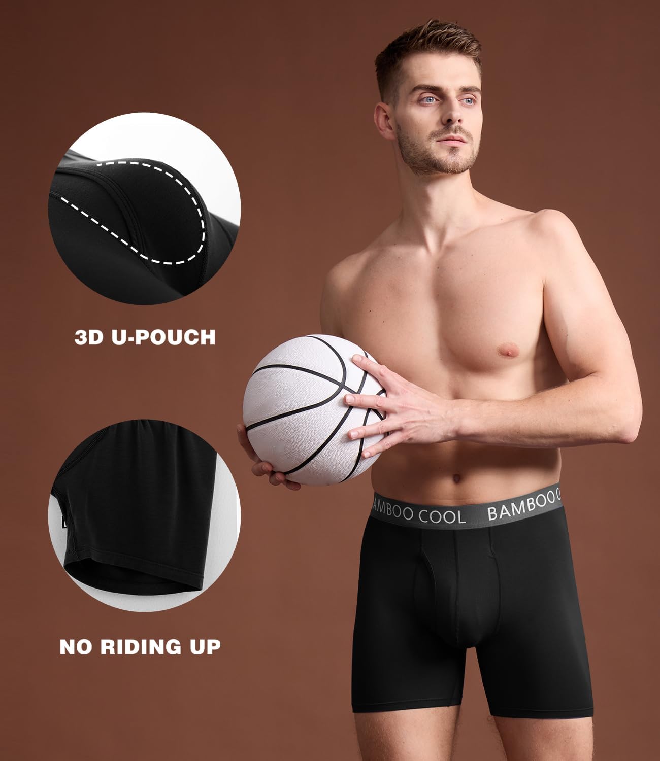 Detalle de BAMBOO COOL Bamboo Boxer Briefs