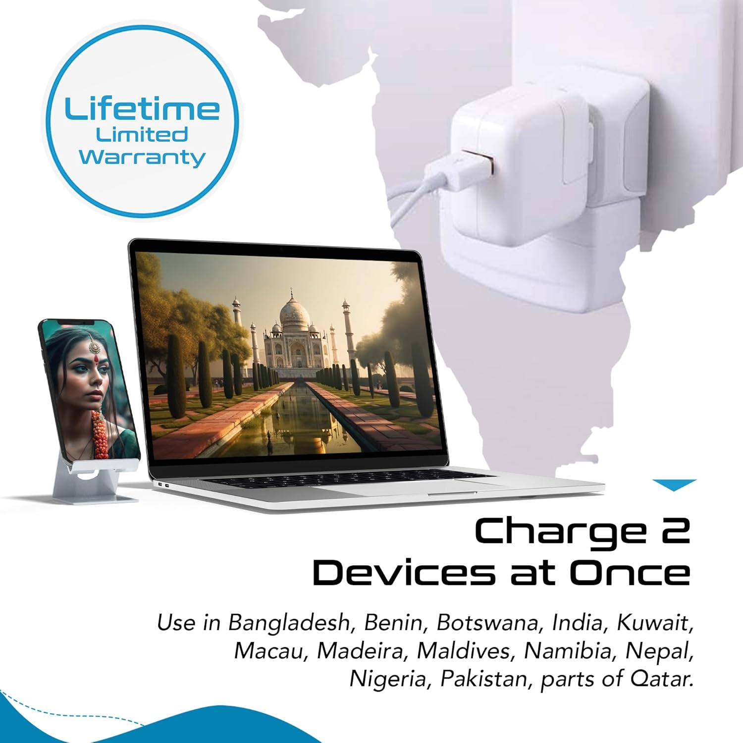 Thumbnail 6 de Ceptics CT-10 India Plug Adapter 3-Pack ๐