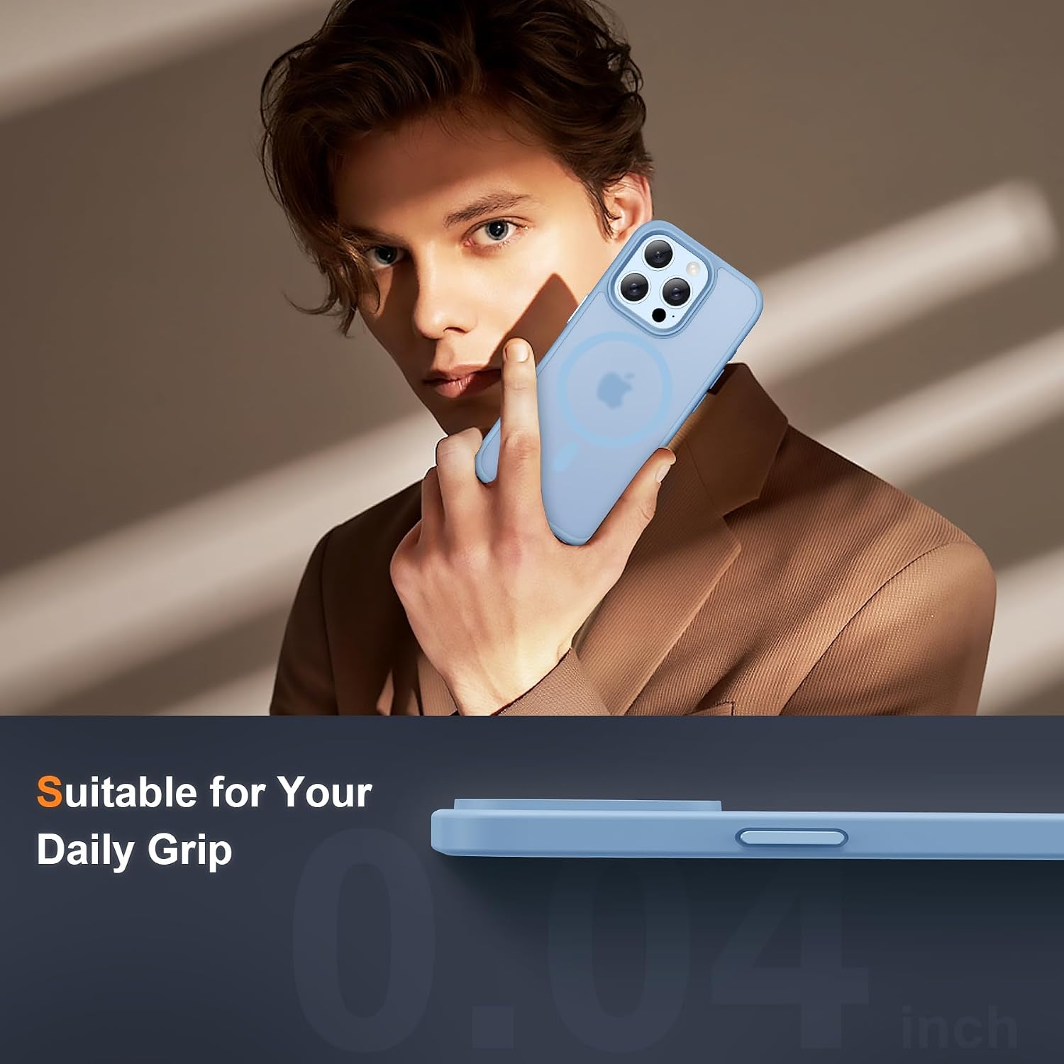 Thumbnail 6 de ORETECH Hülle 6,7 Zoll iPhone 13 Pro Max Sierra Blau