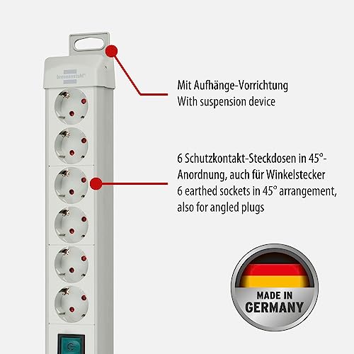 Thumbnail 1 de Brennenstuhl Premium-Line regleta 6 tomas, 3 m 🔌