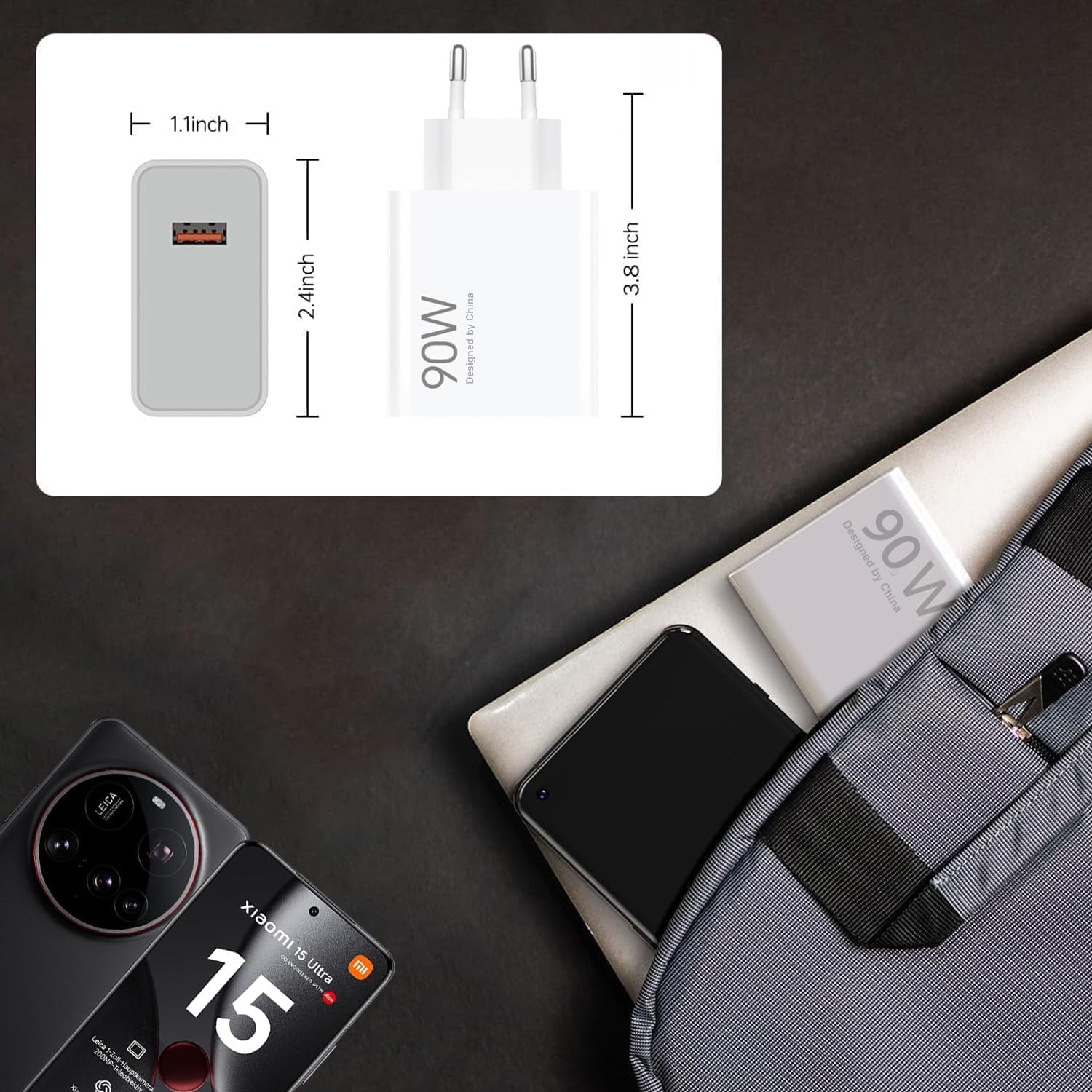 Thumbnail 6 de OERYIEG 90W USB C Ladegerät mit Kabel 2M