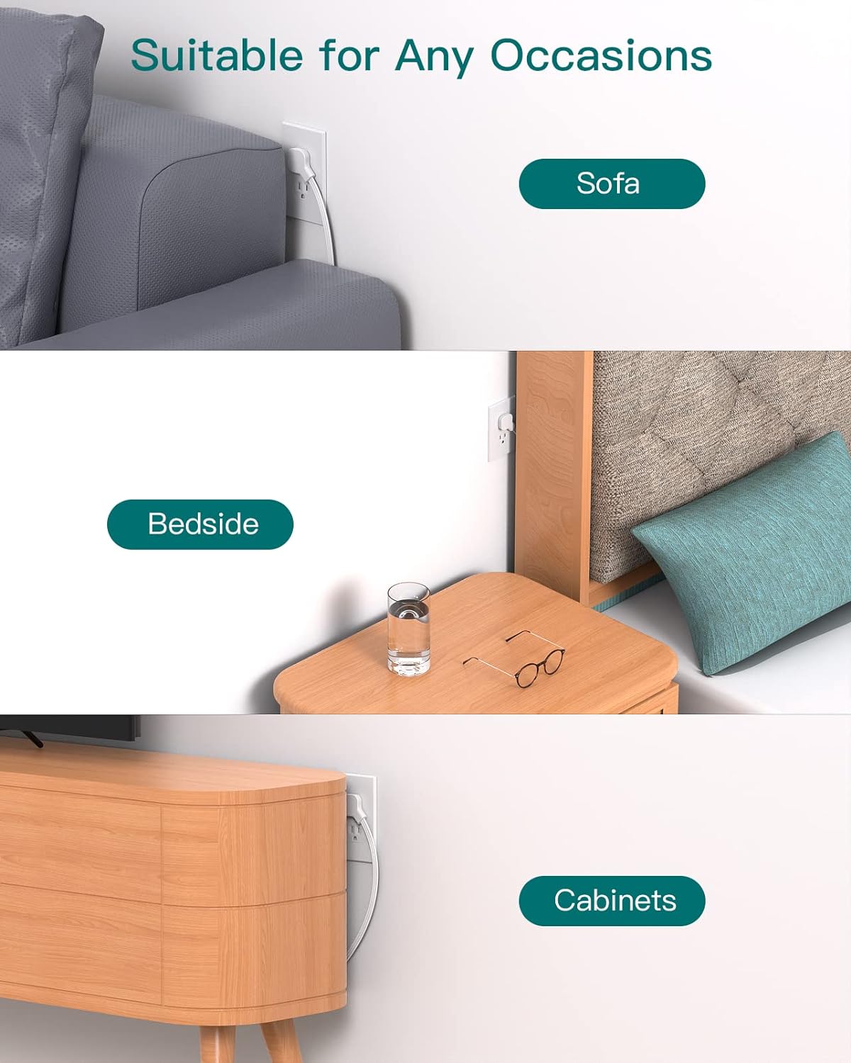 Thumbnail 6 de Addtam Cruise Essentials 5 ft Power Strip 🔌