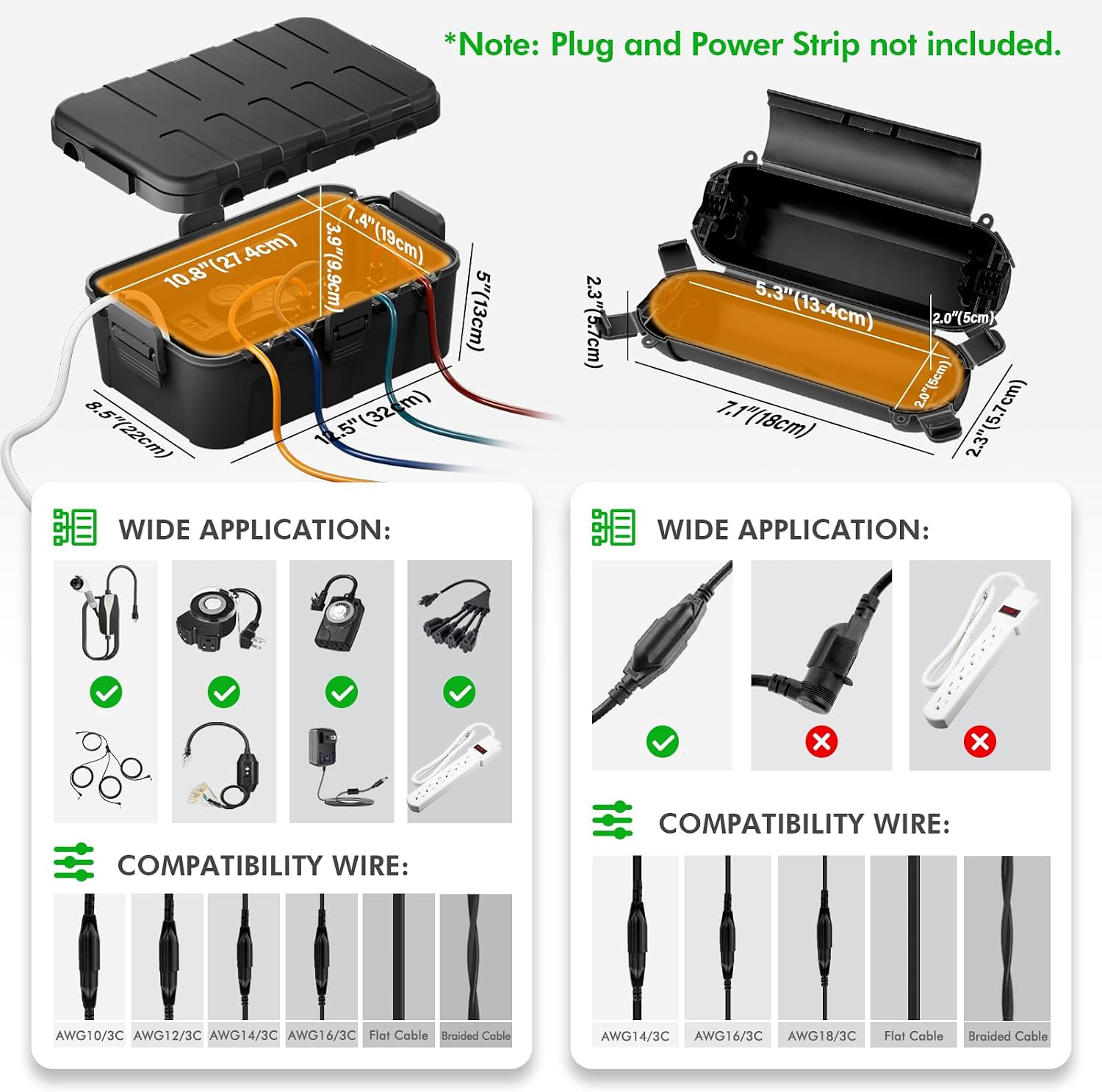 Detalle 2 de Restmo O-ECC-3-24 Outdoor Electrical Box Set, IP54, 1 Extra-Large + 4 Small
