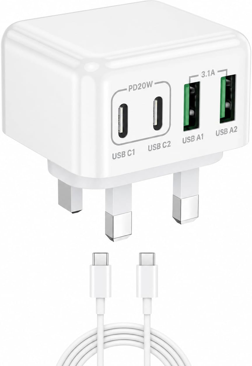 Detalle de USB C Multi Charger 4‑Port for Phones