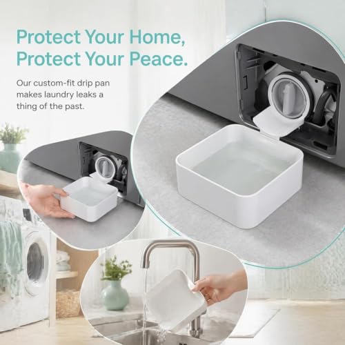 Detalle de ZFFAFUR Washing Machine Drain Pan: Universal Catch Basin for Front-Loaders