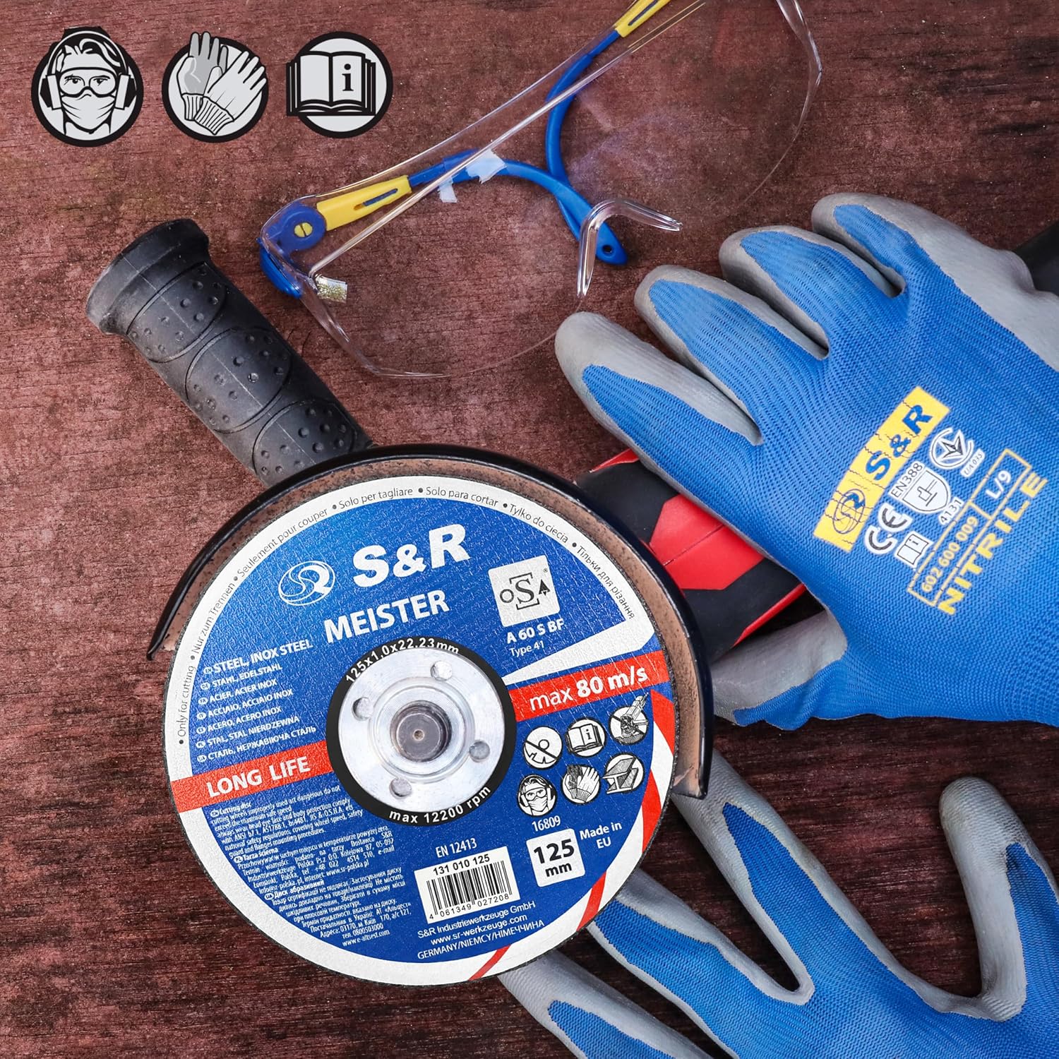 Detalle 2 de S&R Trennscheibe 125 mm 1 mm, 50er Set