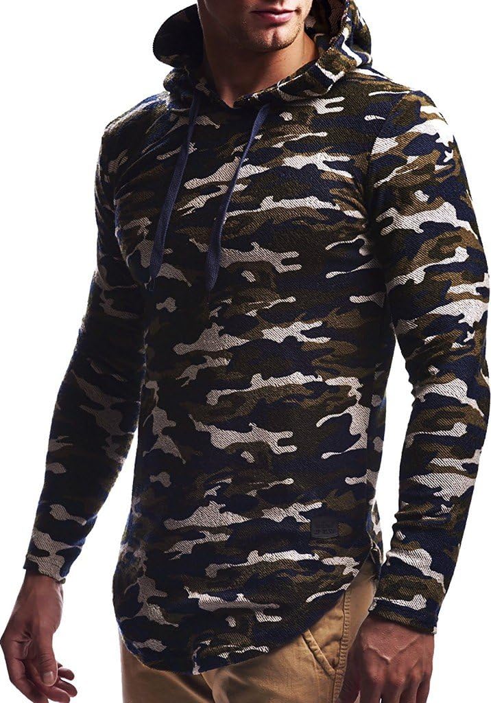 Detalle 2 de Leif Nelson Hoodie LN6300 pour hommes — Pull à capuche long sleeve, coupe ajustée