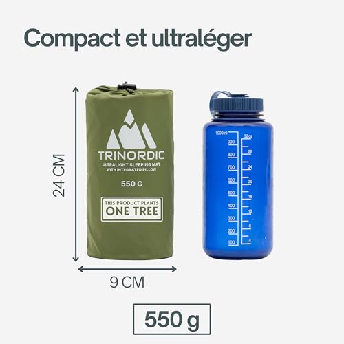 Thumbnail 2 de TRINORDIC Tapis de Camping Gonflable Ultraléger avec Oreiller — Confort et simplicité pour vos aventures