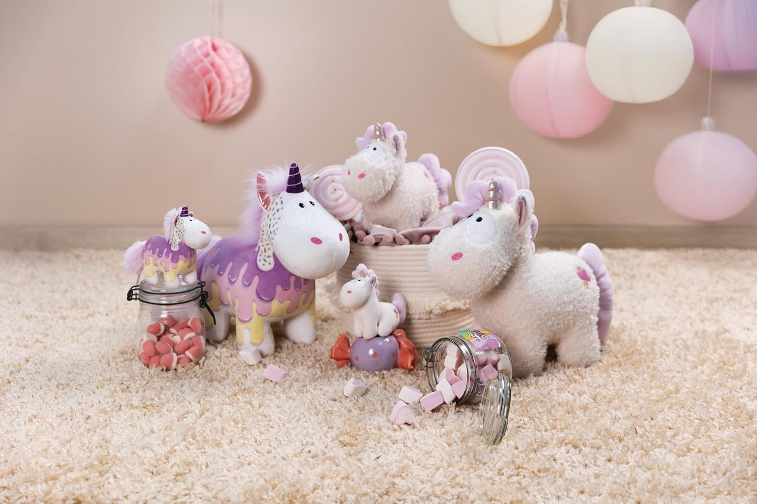 Thumbnail 6 de NICI Einhorn Creamy Pink 10 cm Kuscheltier