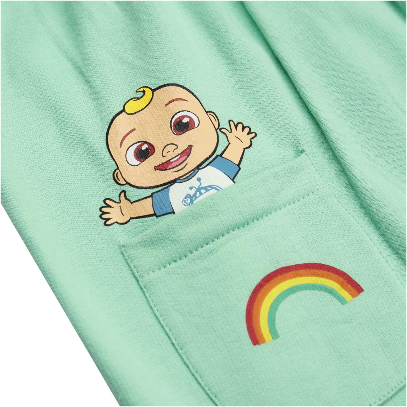 Detalle de CoComelon Girls Pinafore Spring Summer Dress – 2-Piece Set (9 Months to 5 Years)