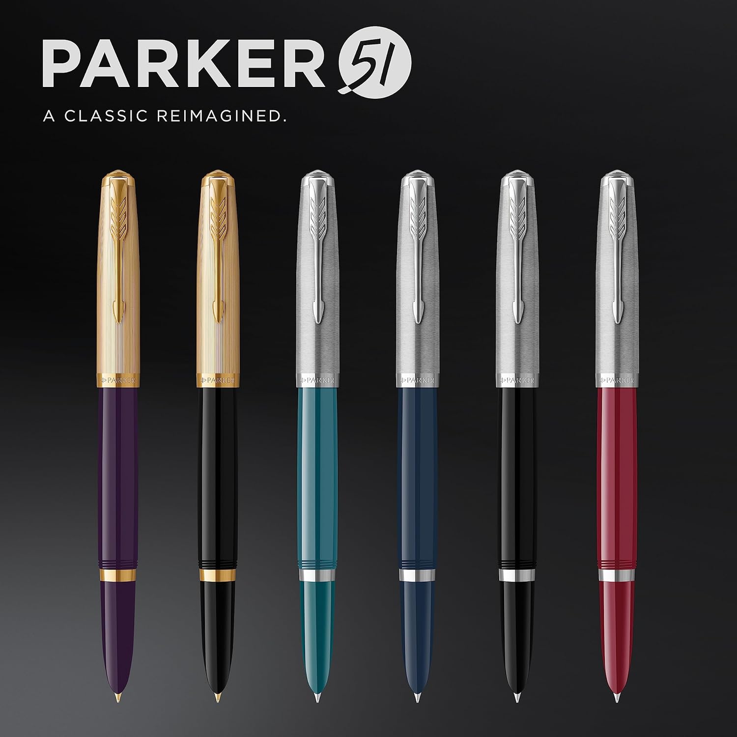 Thumbnail 5 de Parker 51 Pluma Estilográfica Negra con Estuche