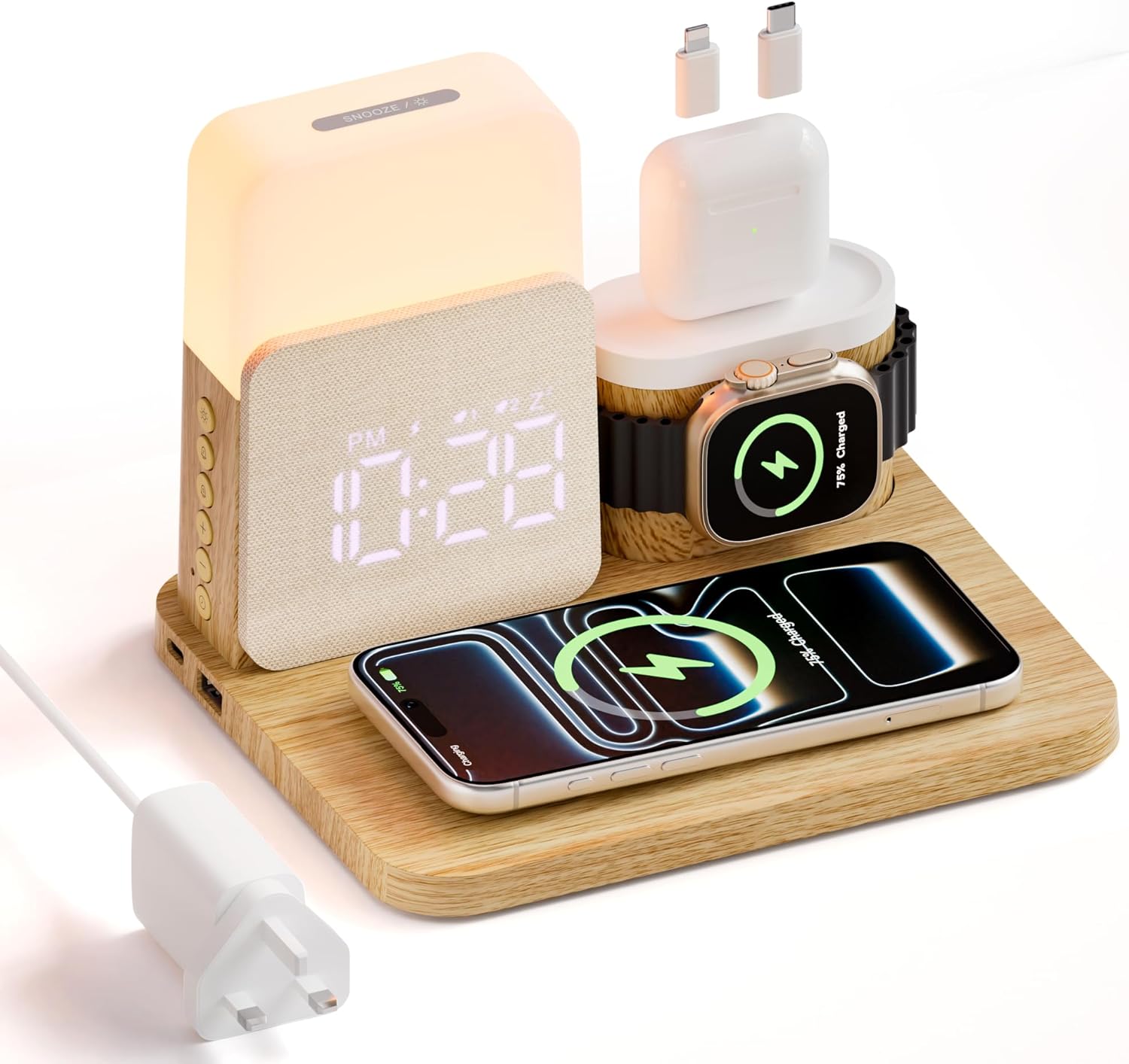 Detalle de COLSUR 6 in 1 wireless charger 25W