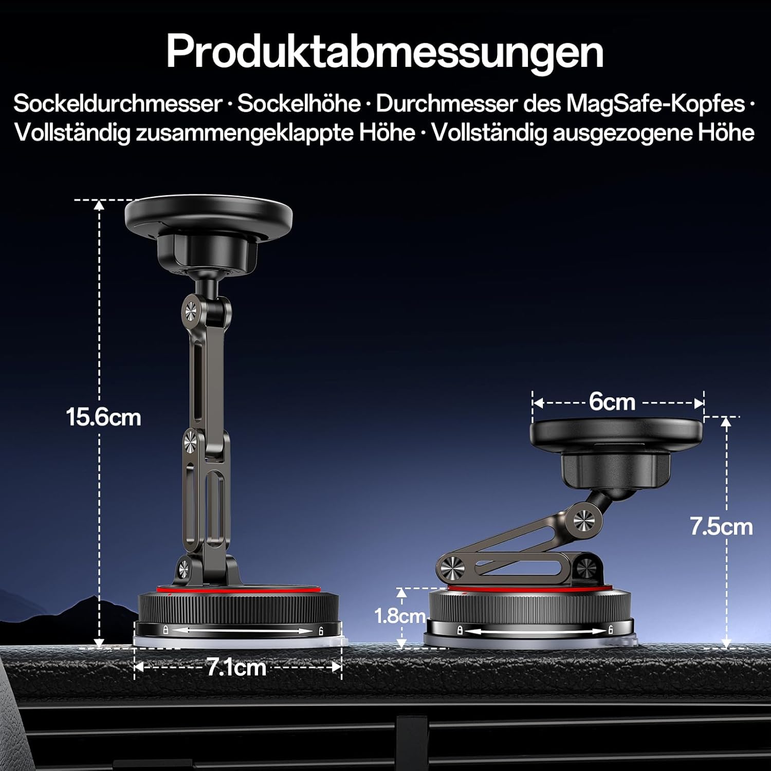 Thumbnail 5 de SYNCWIRE Magnetische Auto Handyhalterung 360°