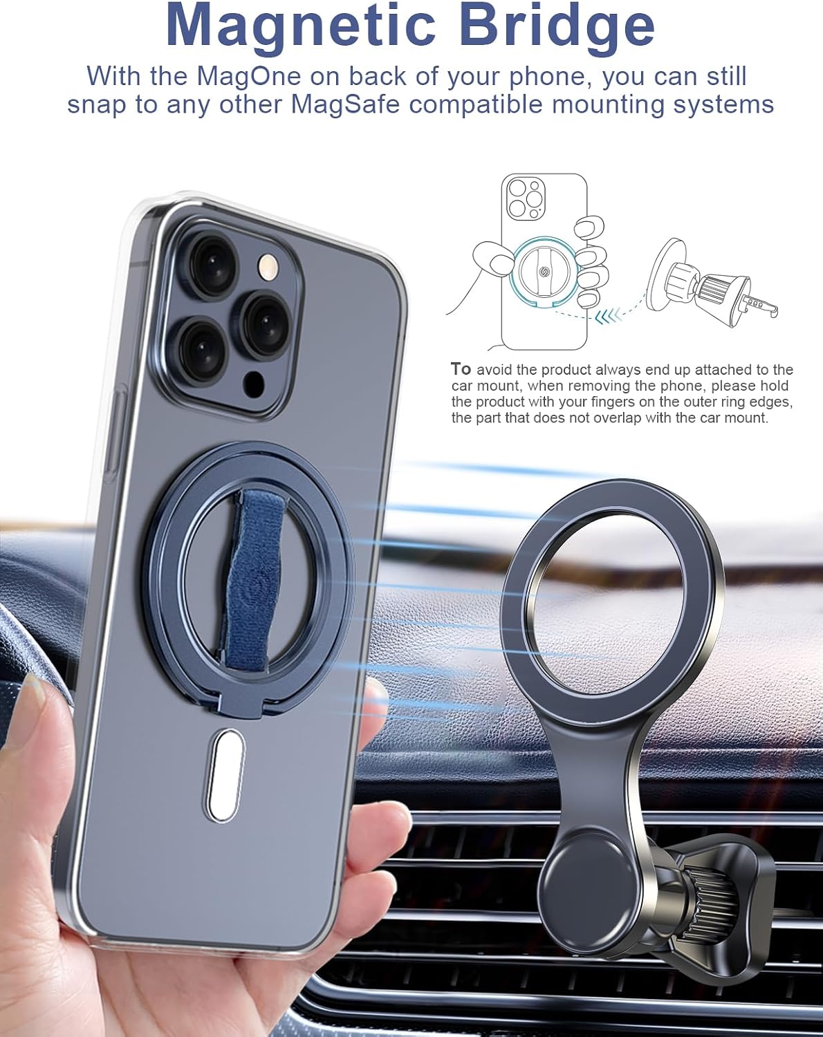 Thumbnail 6 de EWA MagOne 3rd Gen MagSafe Phone Grip Stand