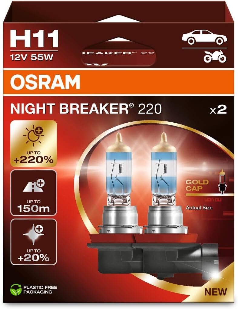 Thumbnail 4 de Osram NIGHT BREAKER 220 H7 – Mehr Licht für sichere Sicht im Straßenverkehr
