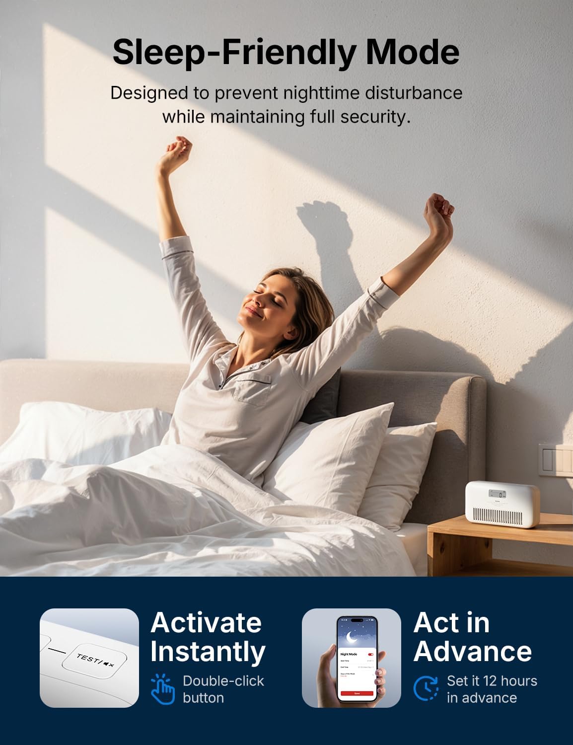 Detalle de X-Sense CO alarm with Wi-Fi and app