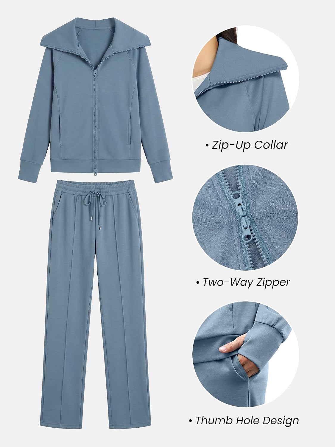 Detalle 2 de Casly Lamiit Lounge Sets 2‑Piece Sweatset