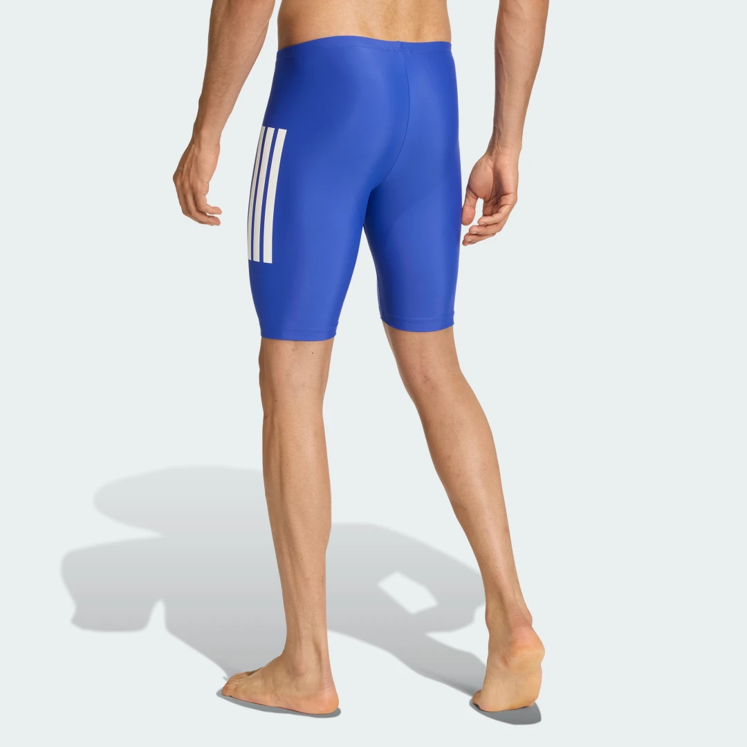 Detalle 2 de Bañador largo 8-Inch 3 bandas de Adidas — color azul