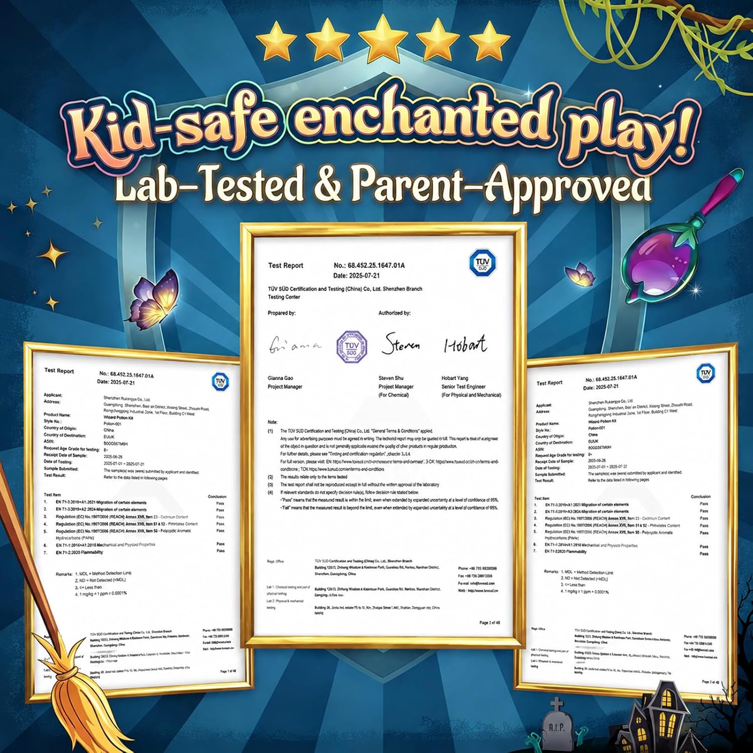 Thumbnail 6 de Kits de potions sorcier pour enfants — Mélange 20+ potions magiques avec un pot magique