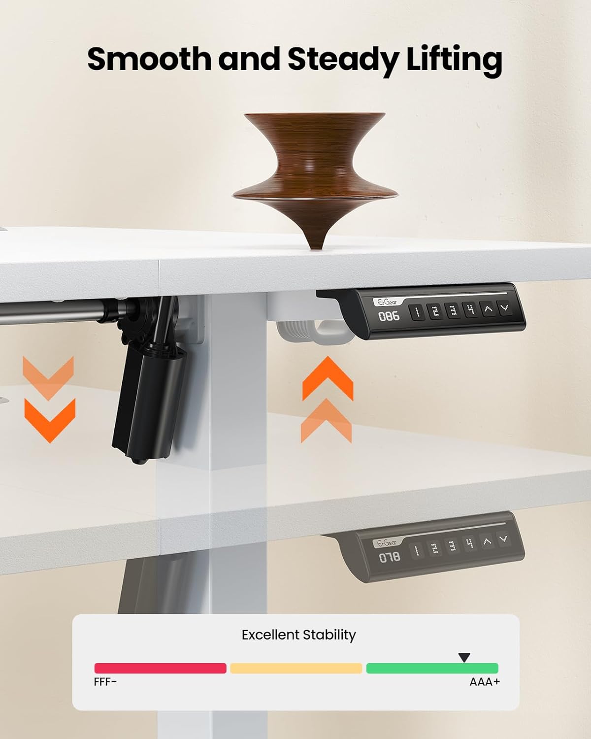 Thumbnail 6 de ErGear Electric Standing Desk 120×60 cm