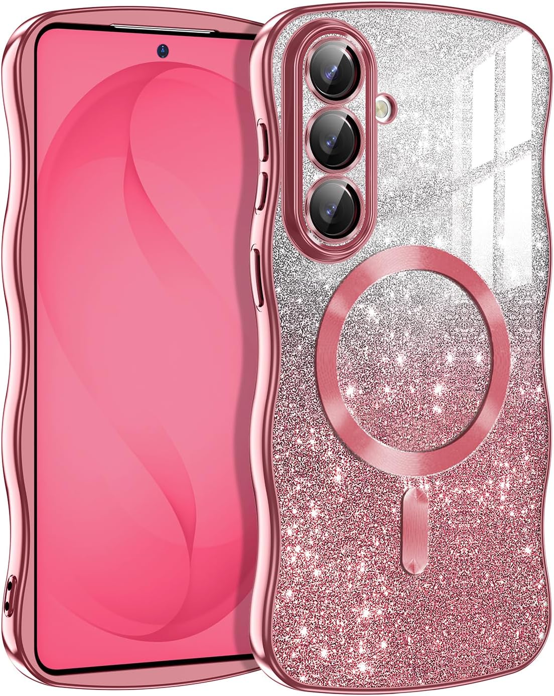 Detalle de Meshine Galaxy S26 Case with Glitter 1mm