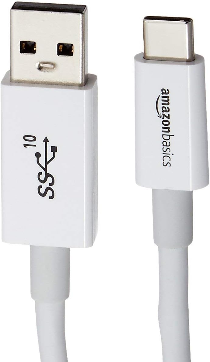 Thumbnail 5 de Amazon Basics Cavo di ricarica rapida USB-C a USB-A 3.1 Gen 2, 91 cm, bianco