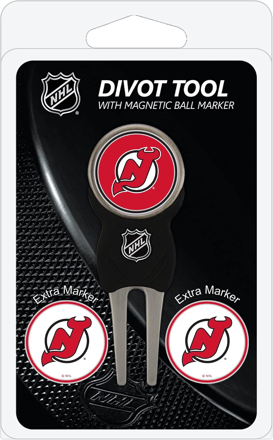 Detalle 2 de Team Golf NHL Divot Tool Pack with 3 Golf Ball Markers (Unisex)