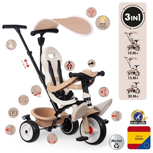 Thumbnail 1 de Smoby Triciclo Baby Balade 3 en 1, asiento ergonómico 🎠