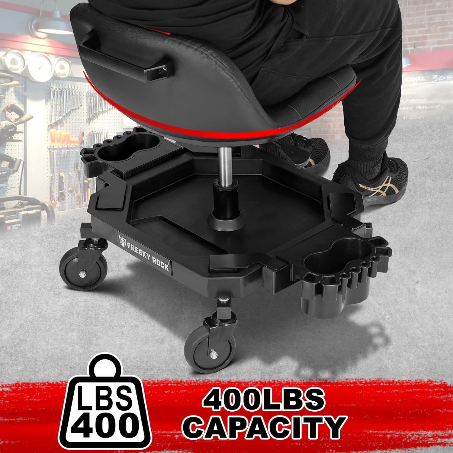 Thumbnail 6 de FREEKYROCK Rolling Stool 400 lbs