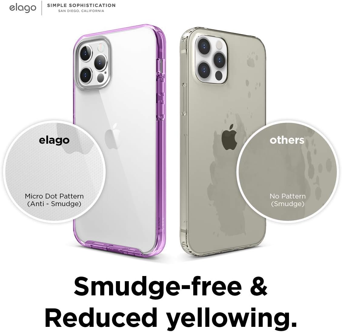 Thumbnail 4 de elago Ibrido Clear Custodia per iPhone 12 / 12 Pro (6,1") con paraurti flessibile antiurto, lavanda