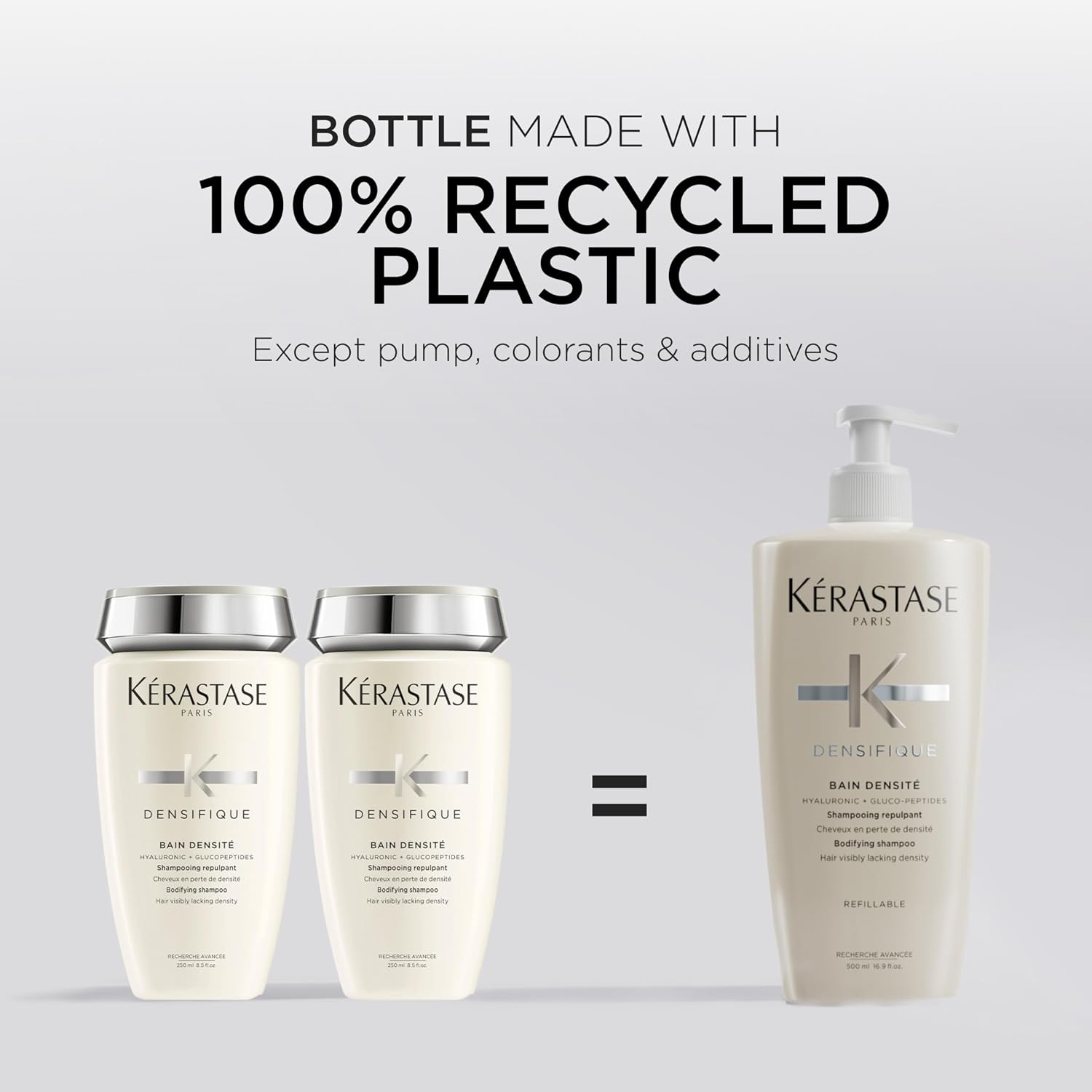 Detalle 2 de Kérastase Densifique Bain Densité: shampoo professionale fortificante per capelli privi di densità