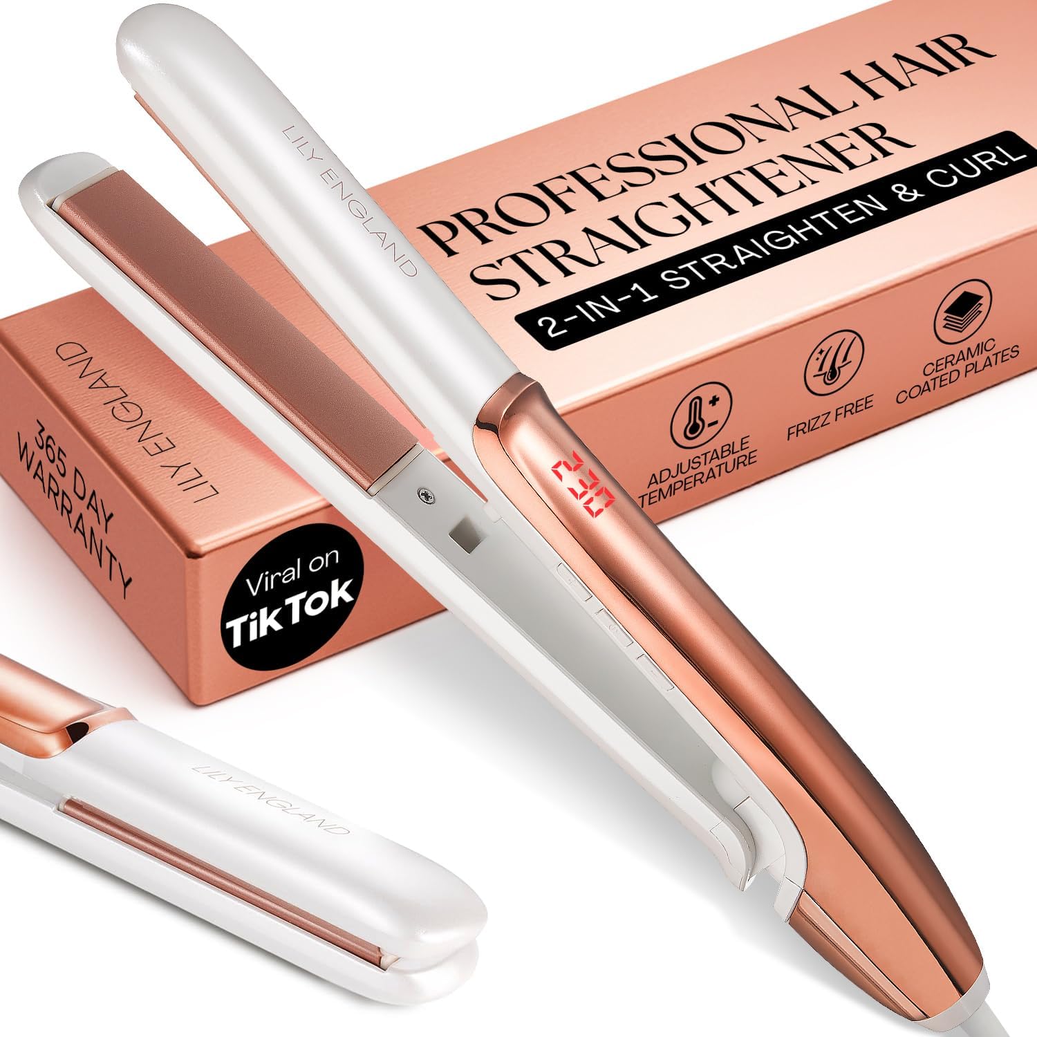 Lily England Hair Straighteners 100–230°C 💇♀