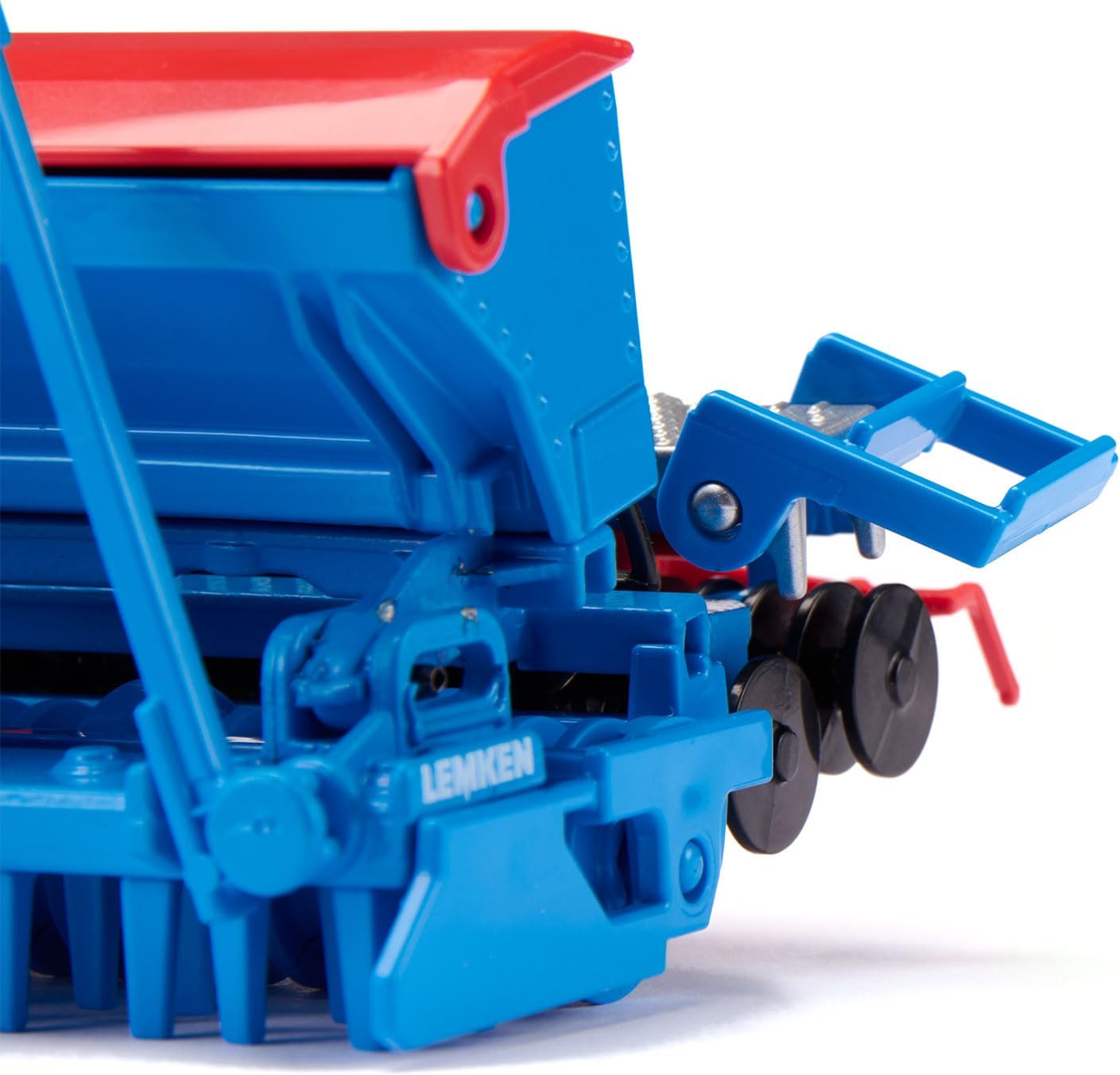 Detalle de SIKU 2278 Kombinacja siewnika Lemken, metalowo-plastikowy model zabawkowy