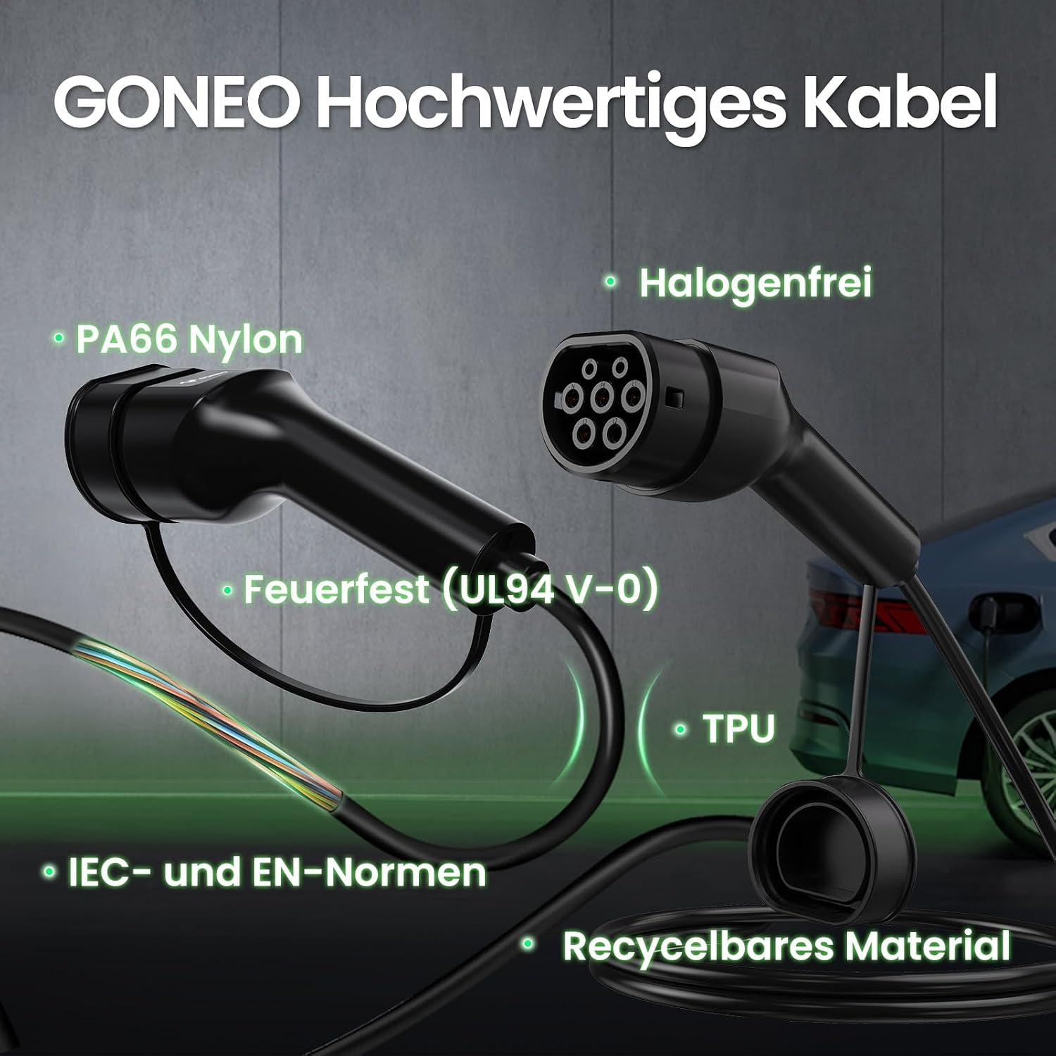 Thumbnail 5 de GONEO Typ 2 Ladekabel 11kW 7m