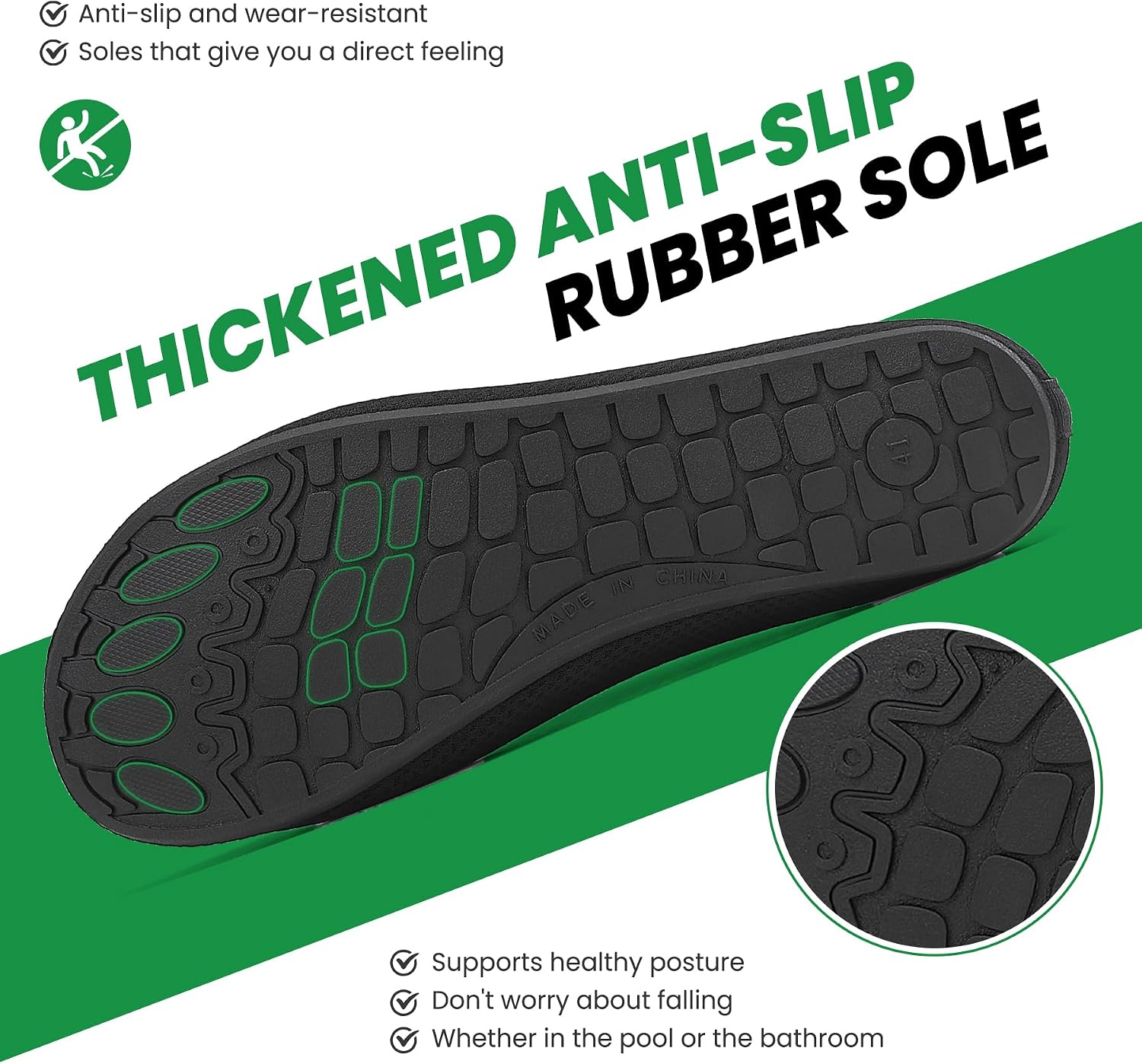 Detalle 1 de sportvibe Water Shoes Lightweight Quick-Dry