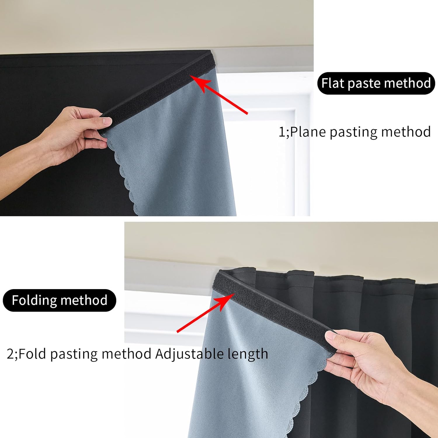 Detalle 2 de AJAZZ blackout curtain panel, 47-inch width