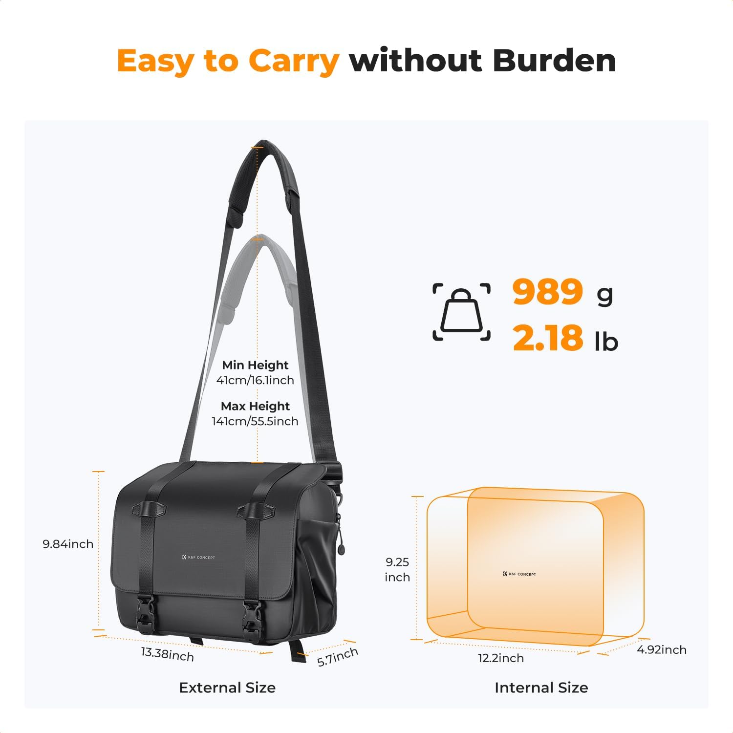 Thumbnail 4 de K&F Concept Camera Sling Bag 10L