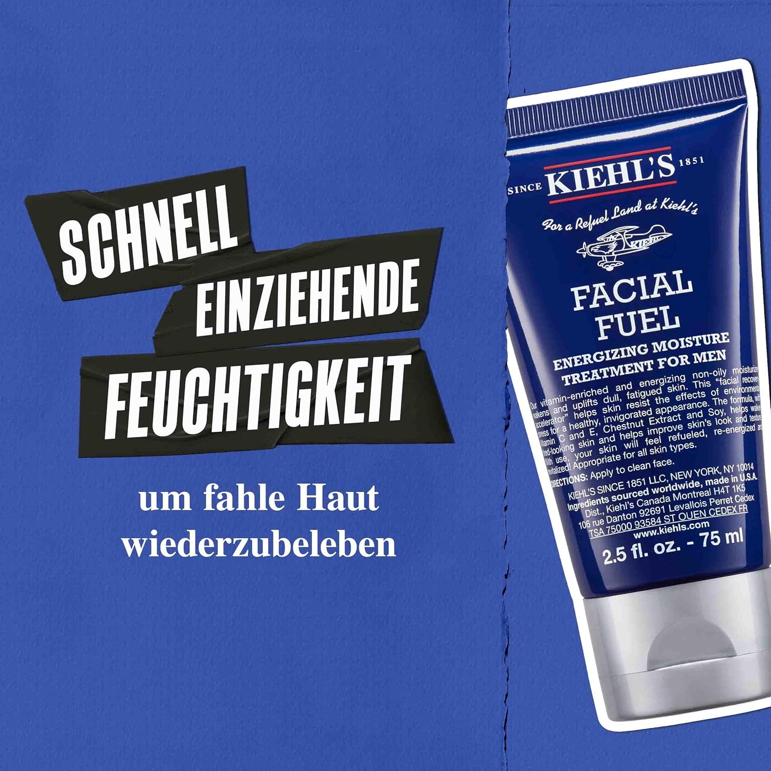 Thumbnail 2 de KIEHL’S Facial Fuel Moisturizer – nicht fettende Feuchtigkeitscreme mit Vitamin C & E, Koffein und Kastanien-Extrakt