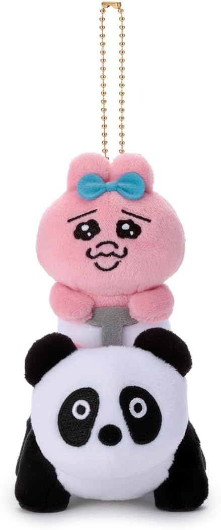 Detalle de タカラトミーアーツ 可哀想に!メルヘンランド ぬいぐるみマスコット パンダカーとおぱんちゅ・高さ約15cm