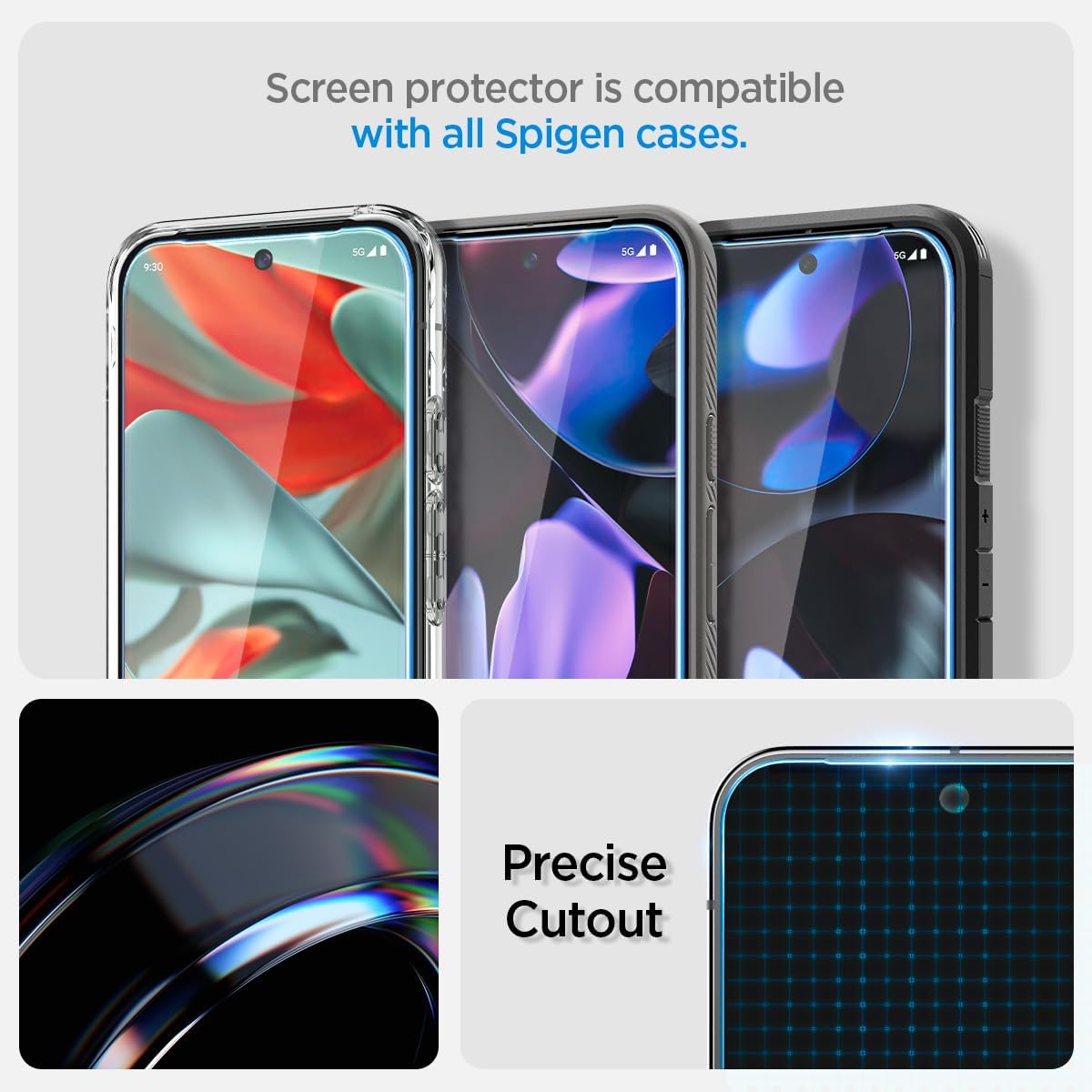 Thumbnail 5 de Spigen Glas.tR EZ Fit para Google Pixel 9 Pro XL 📱Protección y Facilidad