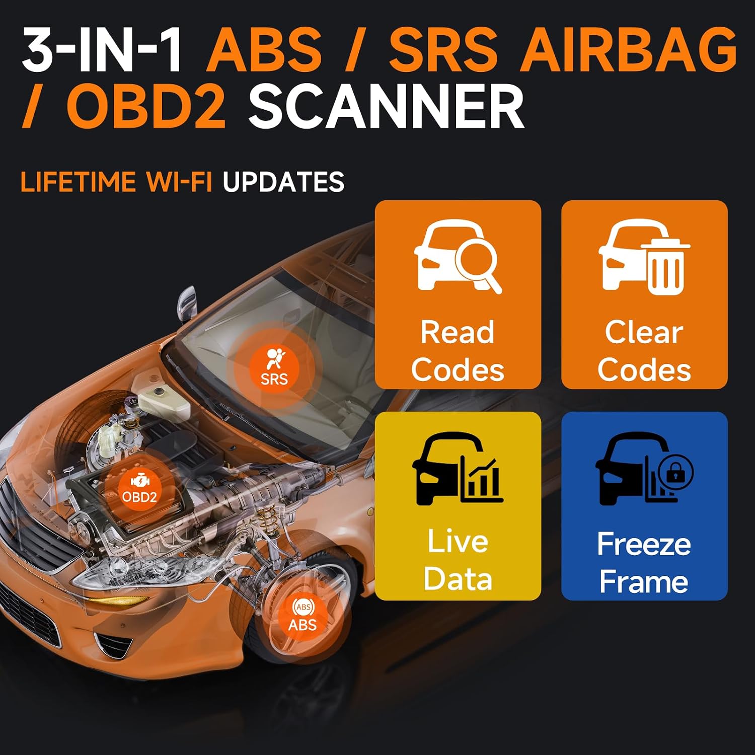 Detalle 2 de FOXWELL NT630 Plus OBD2 scanner with ABS